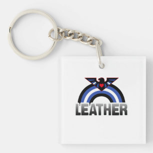 Fierté de l'aigle en cuir