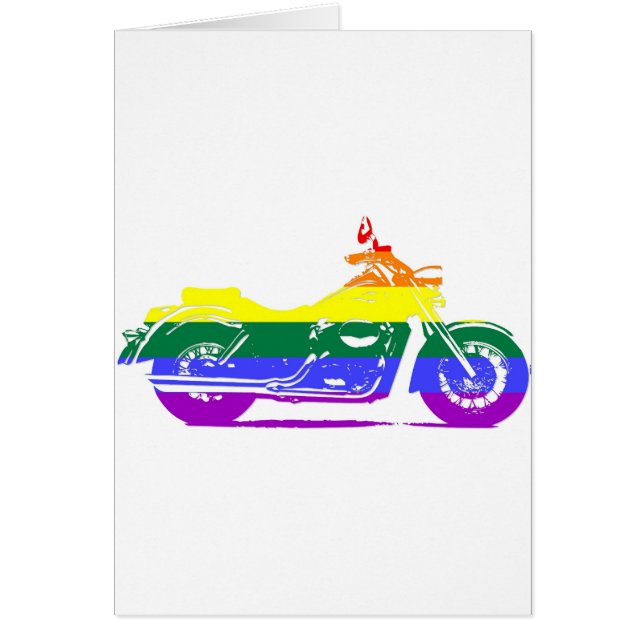 Fierté de moto de GLBT (Devant)