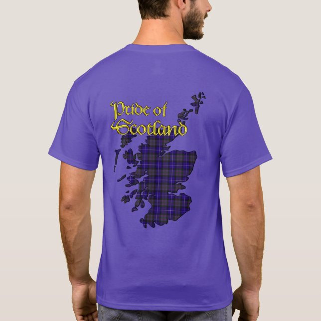 Fierté écossaise Tartan T-Shirt (Dos)