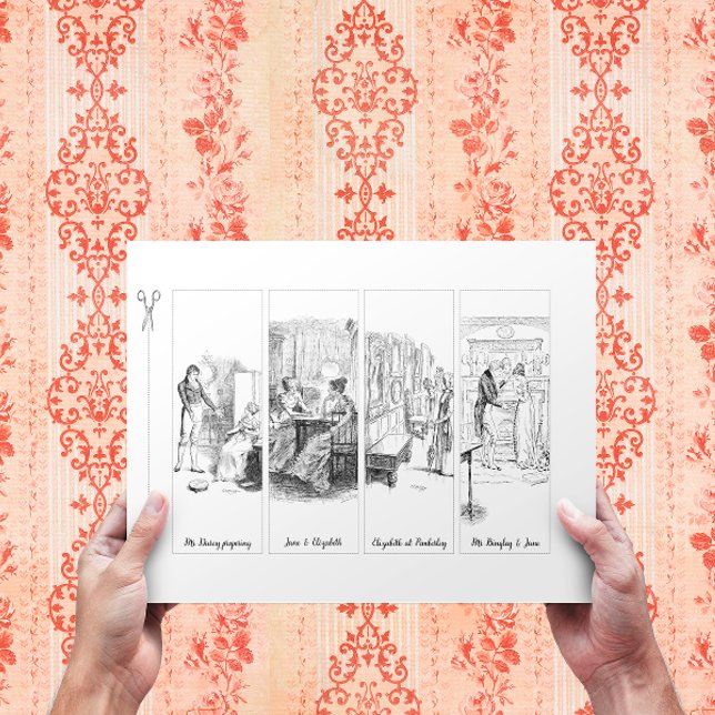 Fierté et préjugés Jane Austen Signet papier (Créateur téléchargé)