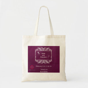 Fierté et Sac fourre-tout de préjugé avec appel de