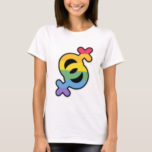 Fierté LGBT+. Arc-en-ciel. T-Shirt