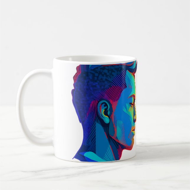 Fierté mâle à deux café Mug (Gauche)