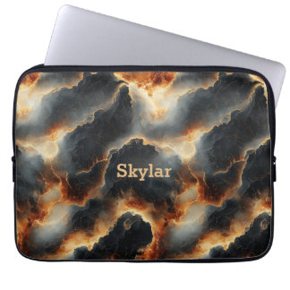 Fiery Abstrakt Lava Marmor Laptop Sleeve - Persona