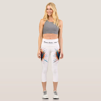 Fiery Anatomical Heart Leggings - "Komm naher...