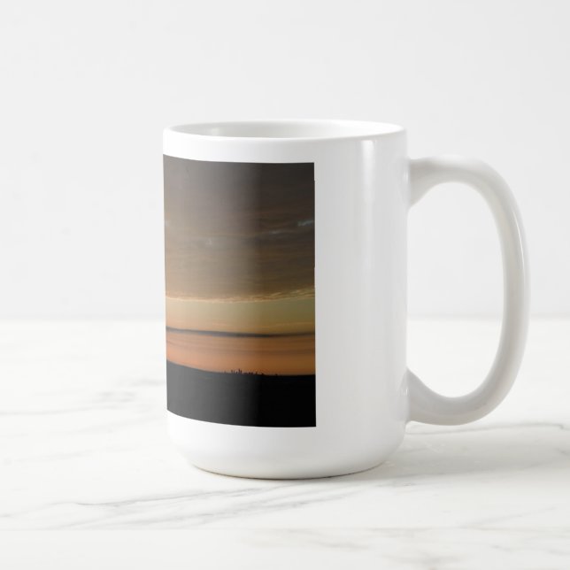 Fiery Cleveland Sunset 2024 Kaffeetasse (Rechts)