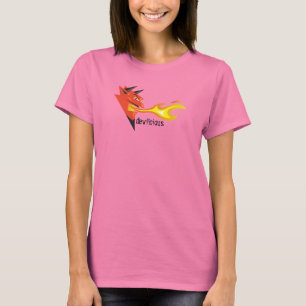 Fiery Devil's Head_devilicious T-Shirt