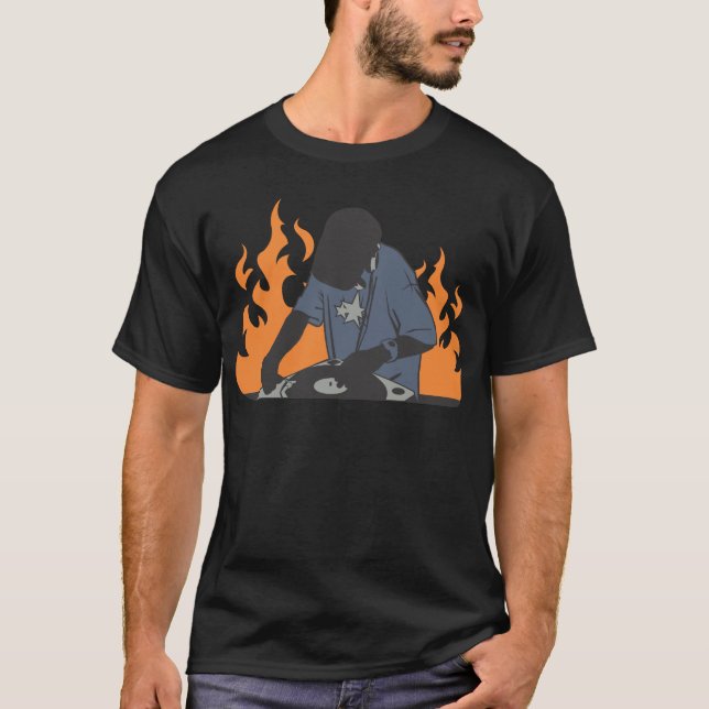Fiery Dj T-Shirt (Vorderseite)
