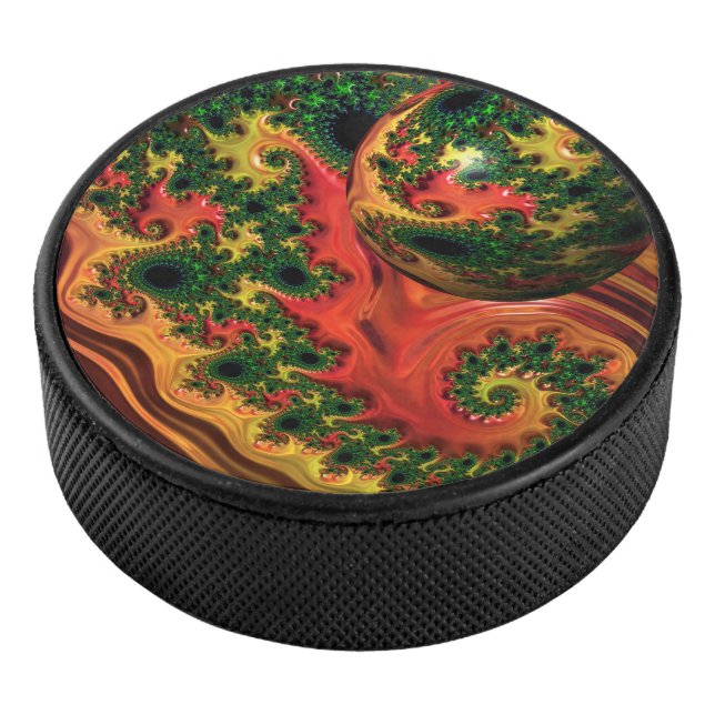 Fiery Elegance - Eine Studie über Komplexität Eishockey Puck (3/4)