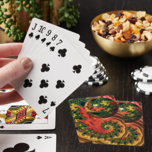 Fiery Elegance - Eine Studie über Komplexität Spielkarten