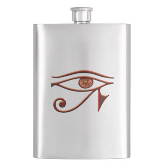 Fiery Eye of Horus Flask Flachmann