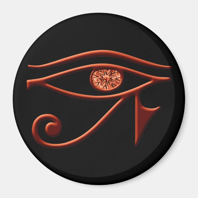 Fiery Eye of Horus Magnet (Vorne)