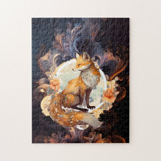 Fiery Floral Fox (Vertikal)