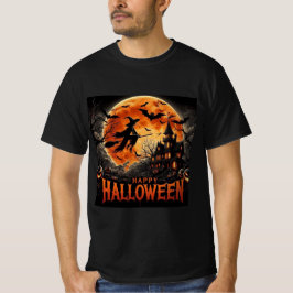 Fiery Halloween Horror T-Shirt - T - Shirt