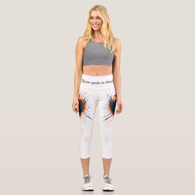 Fiery Heartbeat Leggings - "Lieber Speaks in Silen (Vorderseite)