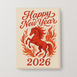 Fiery Horse 2026 Button