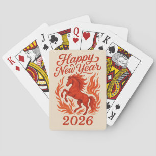 Fiery Horse 2026 Spielkarten