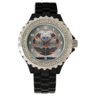 Fiery Kroan Soccer Ball Armbanduhr