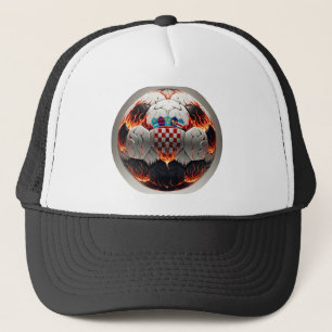 Fiery Kroan Soccer Ball Truckerkappe