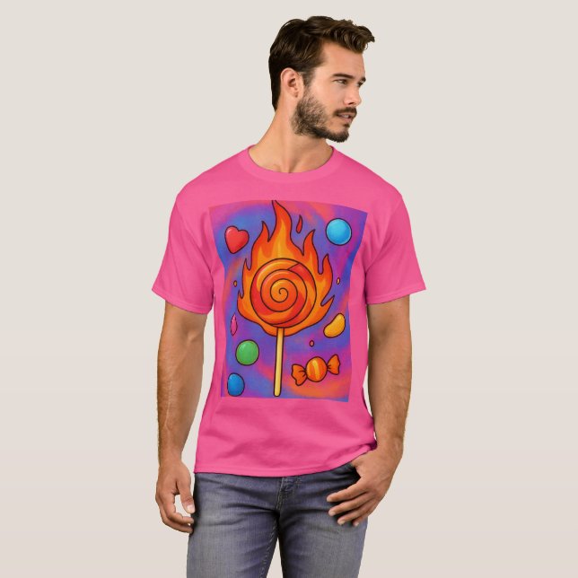 Fiery Lollipop T-Shirt (Vorne ganz)