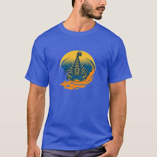 Fiery Lunar Scorpion T-Shirt (Vorderseite)