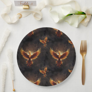 Fiery Phoenix Cushion Pappteller