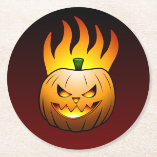 Fiery Pumpkin Untersetzer