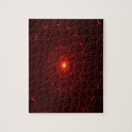 Fiery Red Sparkle Swirl Gradient