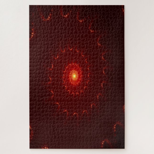 Fiery Red Sparkle Swirl Gradient (Vertikal)