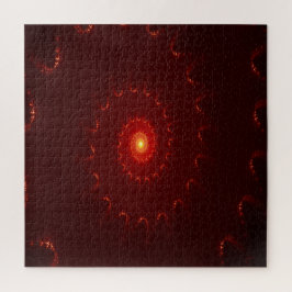 Fiery Red Sparkle Swirl Gradient