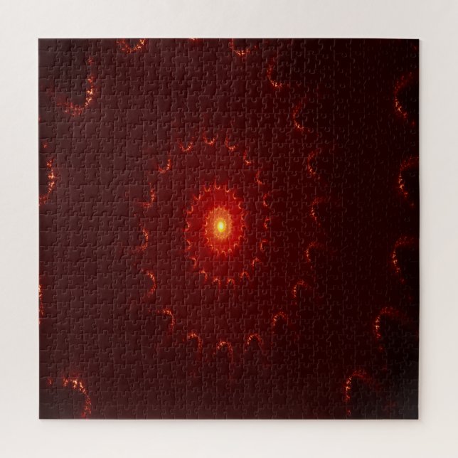 Fiery Red Sparkle Swirl Gradient (Vertikal)