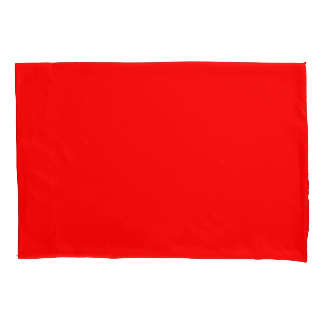 Fiery Scarlet Red Palette Kissenbezug (Vorderseite)