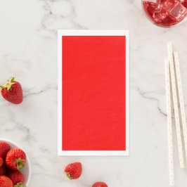 Fiery Scarlet Red Palette Serviette