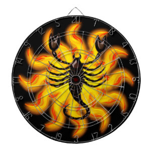 Fiery Scorpio Dartscheibe