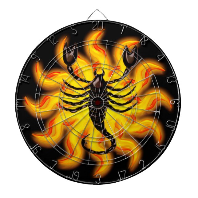 Fiery Scorpio Dartscheibe (vorne)