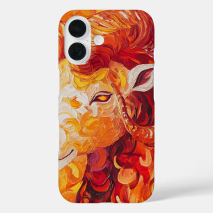 Fiery Solar Capricorn Spirit iPhone 16 Hülle