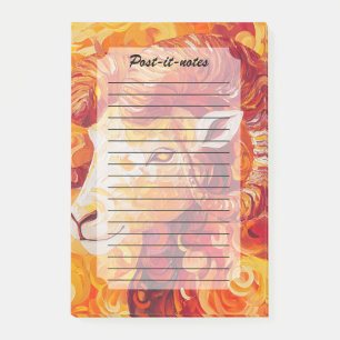 Fiery Solar Capricorn Spirit Post-it Klebezettel
