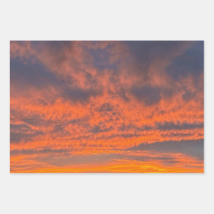 Fiery Sunset Geschenkpapier Set