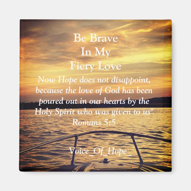 Fiery Voice of Hope Magnet (Vorne)