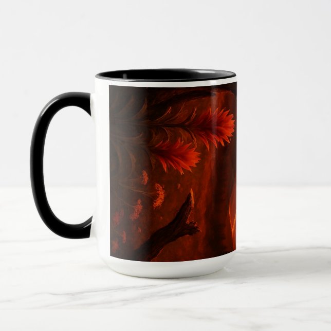 Fiery Volcano Tasse - Kühle Kaffeebecher für die N (Links)