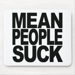 Fiese Leute sind zum Kotzen Mousepad