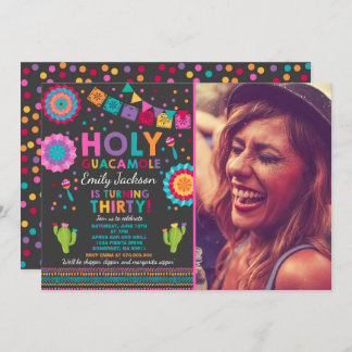 Fiesta-30. Geburtstags-Einladungs-heiliges Einladung