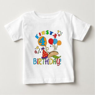 Fiesta 4. Geburtstag T - Shirt und Geschenke