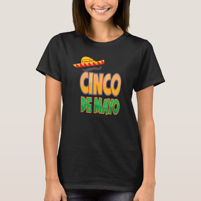 Fiesta 5 De Mayo Viva Mexiko T-Shirt (Vorderseite)