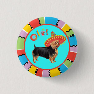 Fiesta Australian Terrier Button