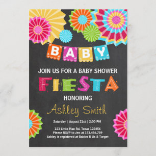 Fiesta Baby Dusche Einladung Mexikanische Babydusc