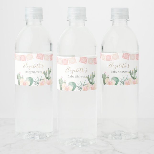 Fiesta Baby Dusche Wasserflasche Taco Bout A Baby (Flaschen)
