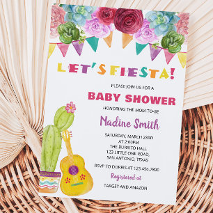 Fiesta-Baby-Party-Einladung Einladung