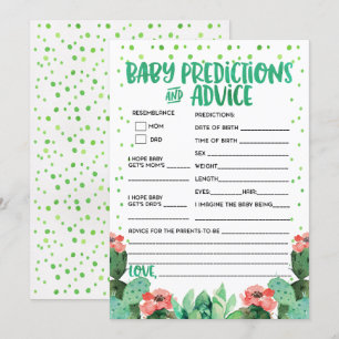 Fiesta Baby Predicdictions Ratgeber Baby Duwer Gam Einladung