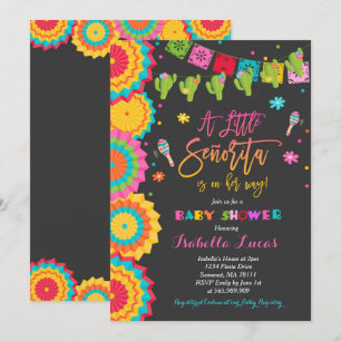 Fiesta Baby Shower Einladung Mexican Baby Shower